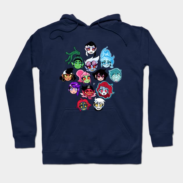 The Gang is All Here! (Sort of) Hoodie by PeachFuzz Comics Store